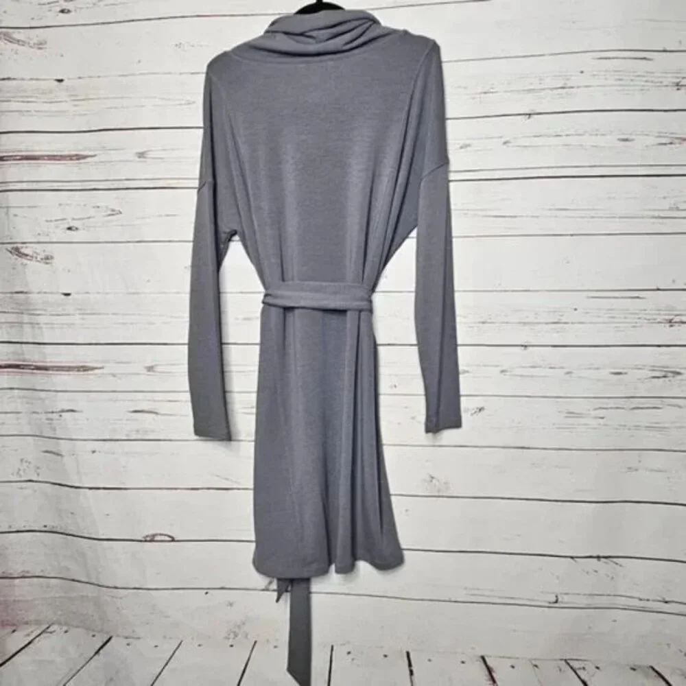 CAbi Cowl Neck Belted Dress Polyester Stretch Medium pullover luxury style soft - Picture 4 of 5